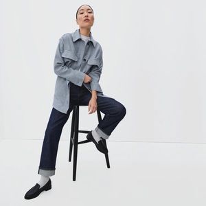 Brand new oversized shirt jacket by Everlane.